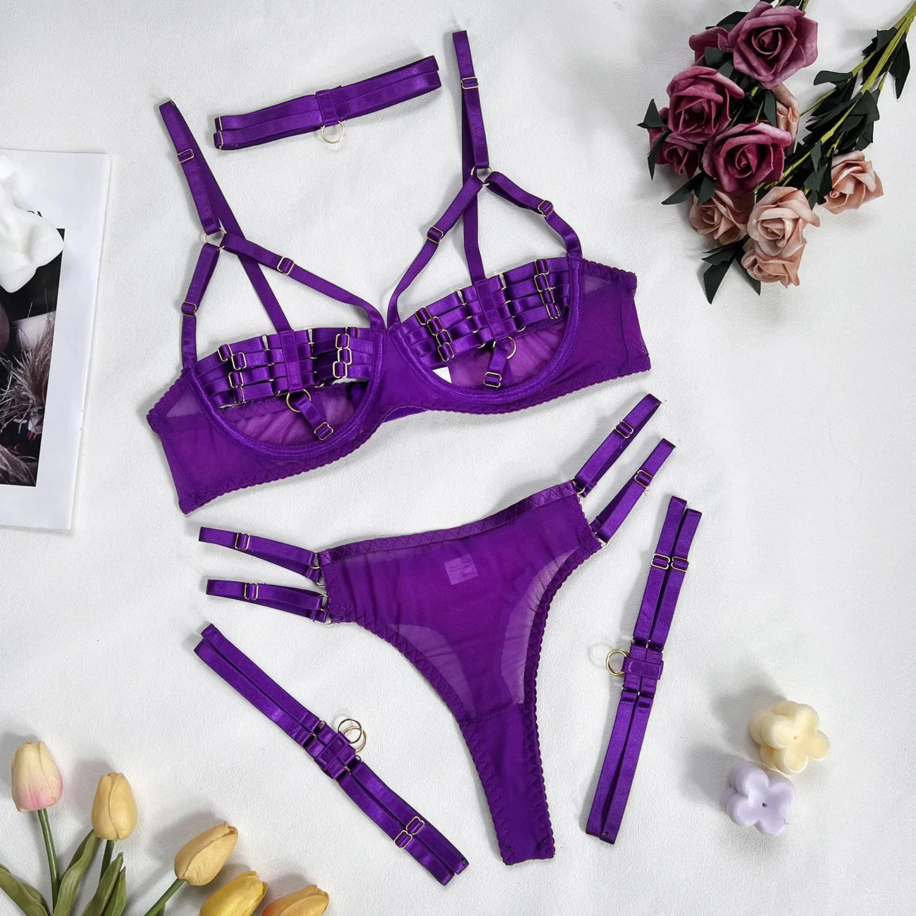 Sexy Lingerie Naked Women Without Censorship 5-Piece Sexy Costume The Max Mall