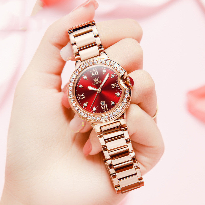 Waterproof Rose Gold Women's Watch The Max Mall