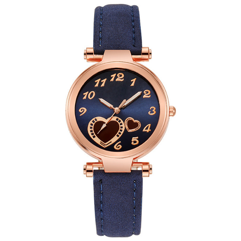 Retro Round Dial Watch - Rose Gold Clasp The Max Mall
