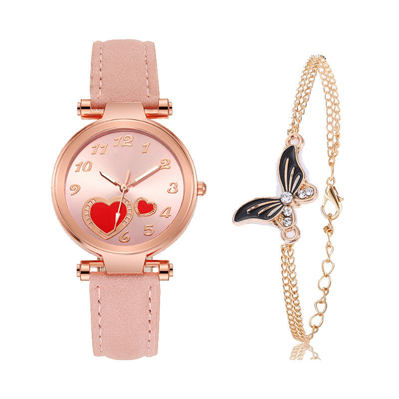 Retro Round Dial Watch - Rose Gold Clasp The Max Mall