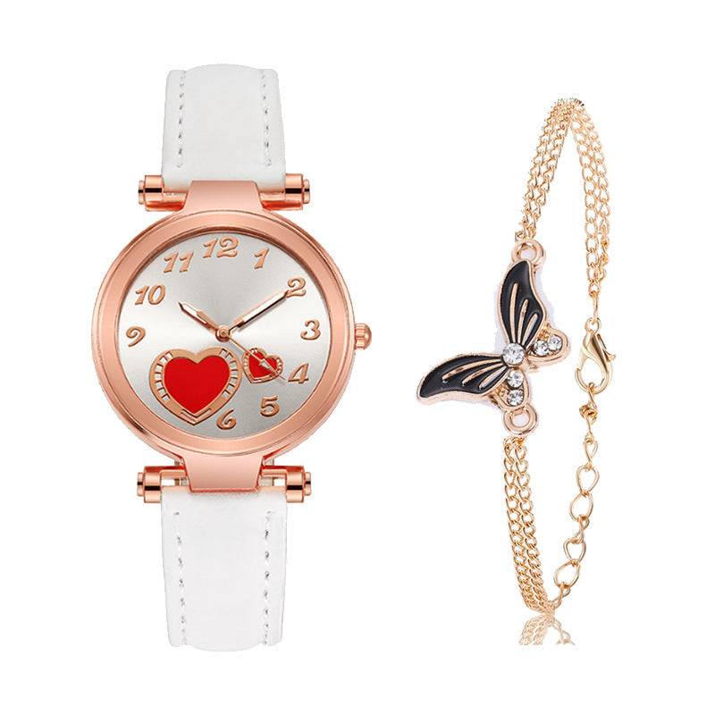 Retro Round Dial Watch - Rose Gold Clasp The Max Mall