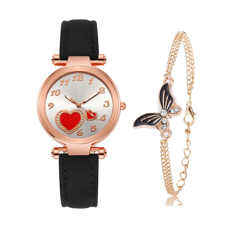 Retro Round Dial Watch - Rose Gold Clasp The Max Mall