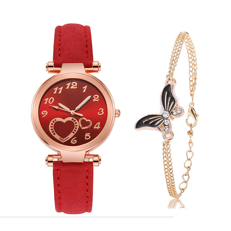 Retro Round Dial Watch - Rose Gold Clasp The Max Mall
