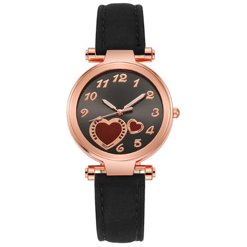 Retro Round Dial Watch - Rose Gold Clasp The Max Mall