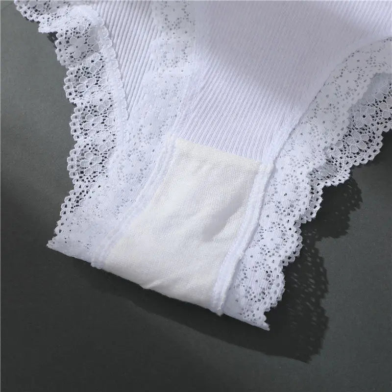 finetoo Women's Cotton G-String Panties - Low-Rise Thong Underwear M-2XL