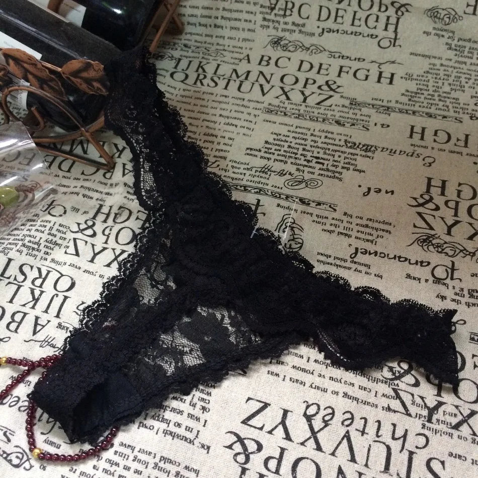 rumila Women's Bamboo Fiber Cotton Modal Briefs - Low-Rise Lace Bow Panties