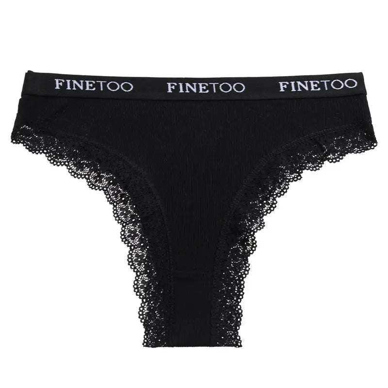 finetoo Women's Cotton G-String Panties - Low-Rise Thong Underwear M-2XL