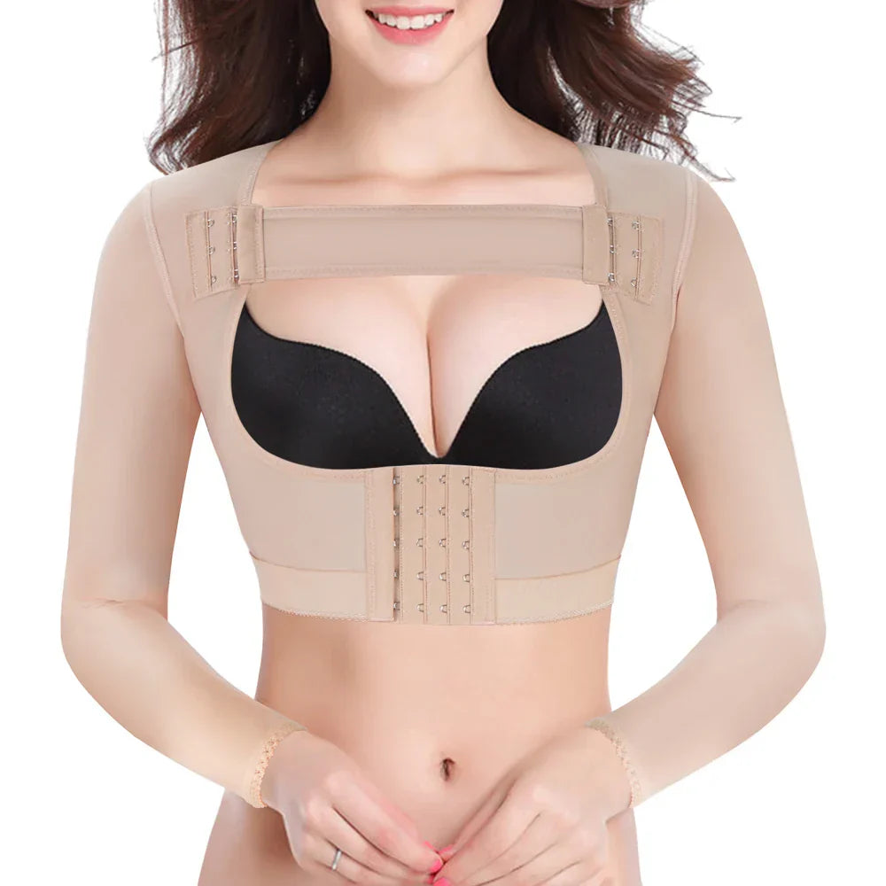 Women Shapewear Surgery Recovery Invisible Tops Sleeves Arm Shape