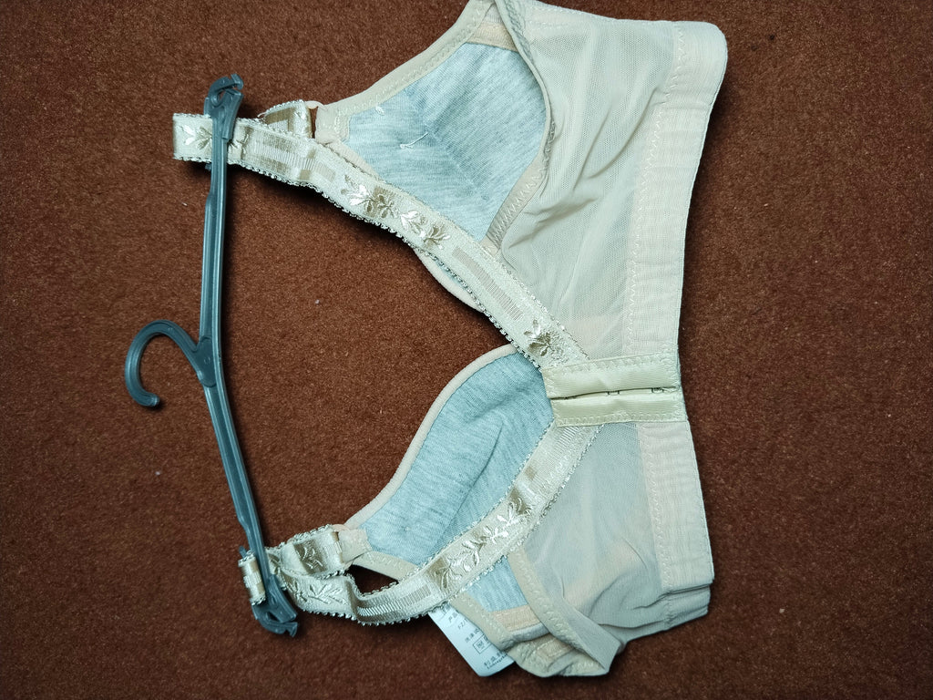 Women's Plus Size Wire Free Push Up Bra - Seamless Full Coverage Gathered Brassiere 36-44 B/C Cup