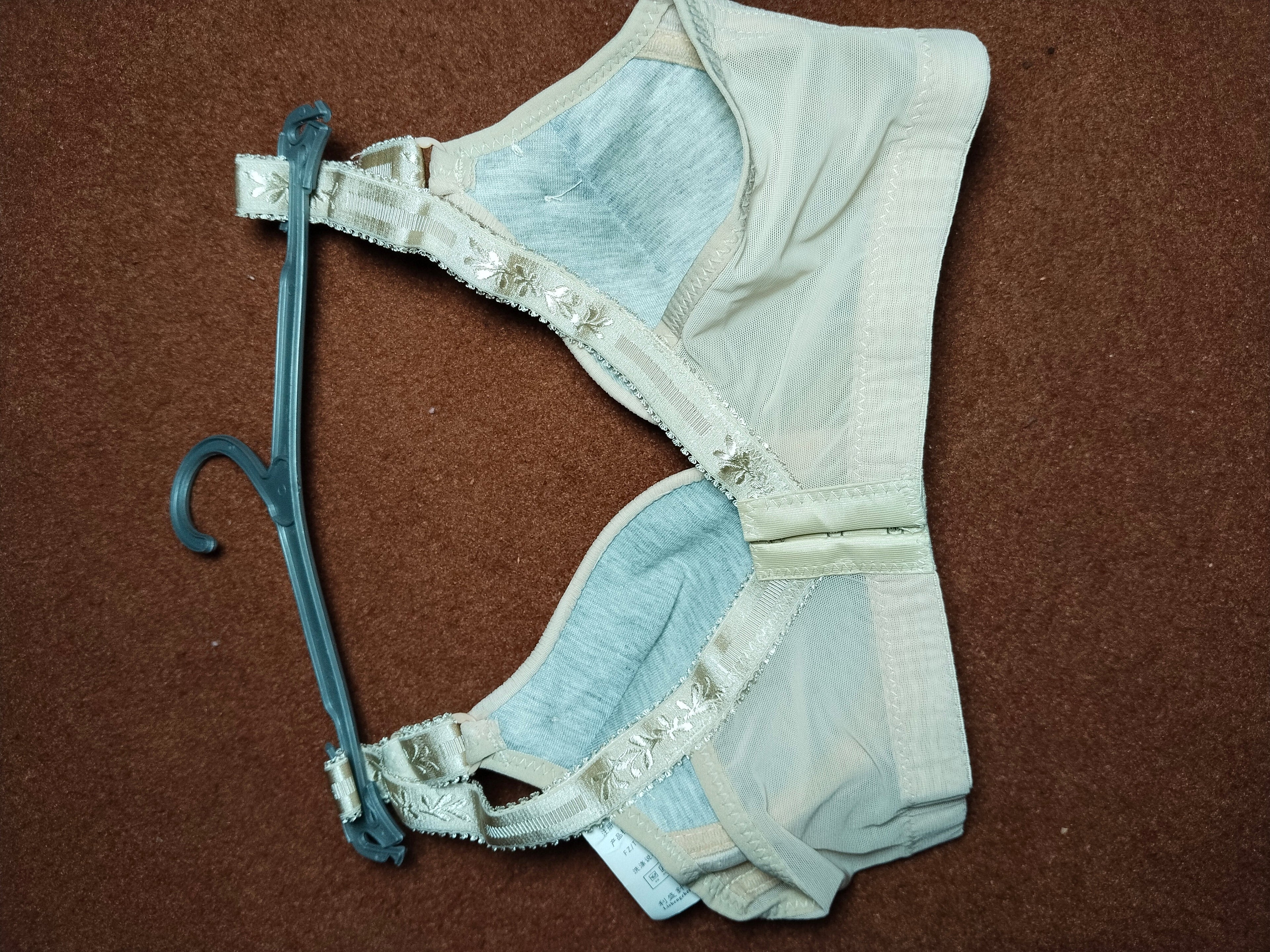 Women's Plus Size Wire Free Push Up Bra - Seamless Full Coverage Gathered Brassiere 36-44 B/C Cup