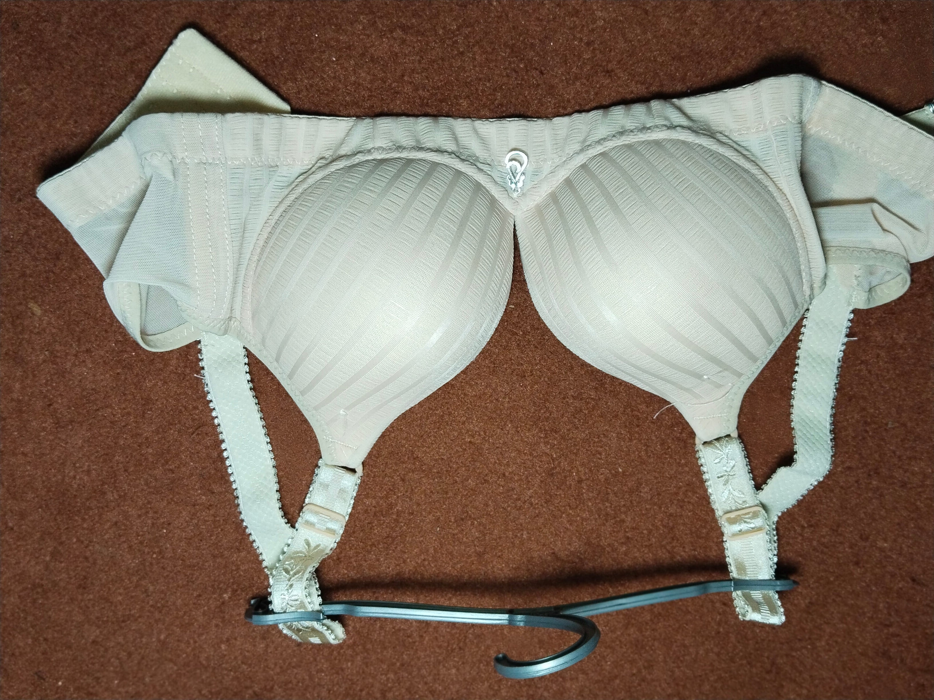 Women's Plus Size Wire Free Push Up Bra - Seamless Full Coverage Gathered Brassiere 36-44 B/C Cup