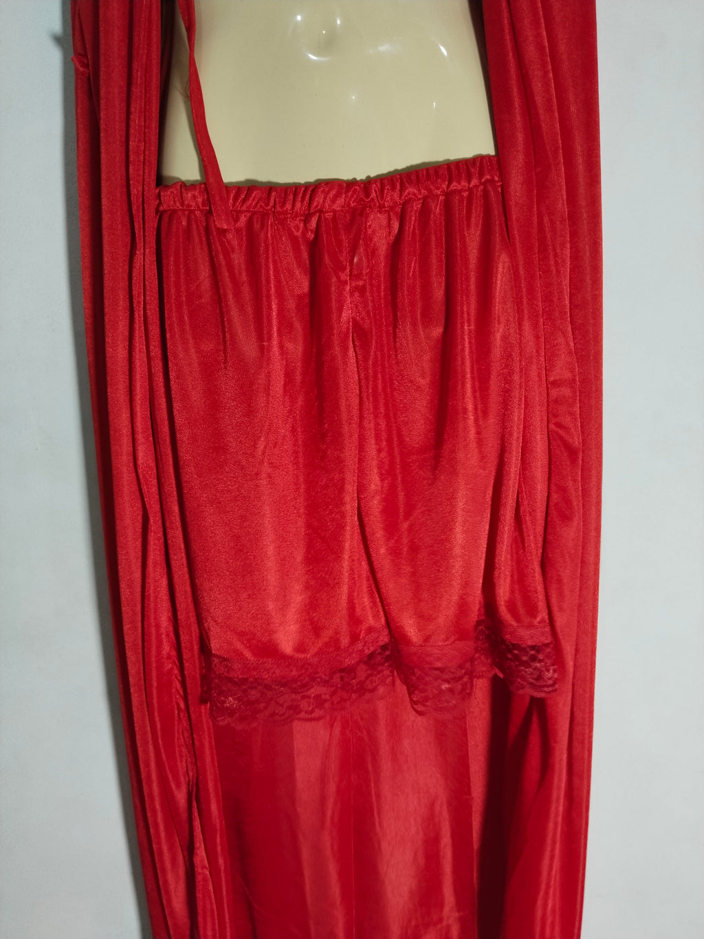 YZYOUTHZING Women's Velvet Long Robe - Ankle-Length Kimono Bathrobe with Lace Trim Sleepwear Nightgown