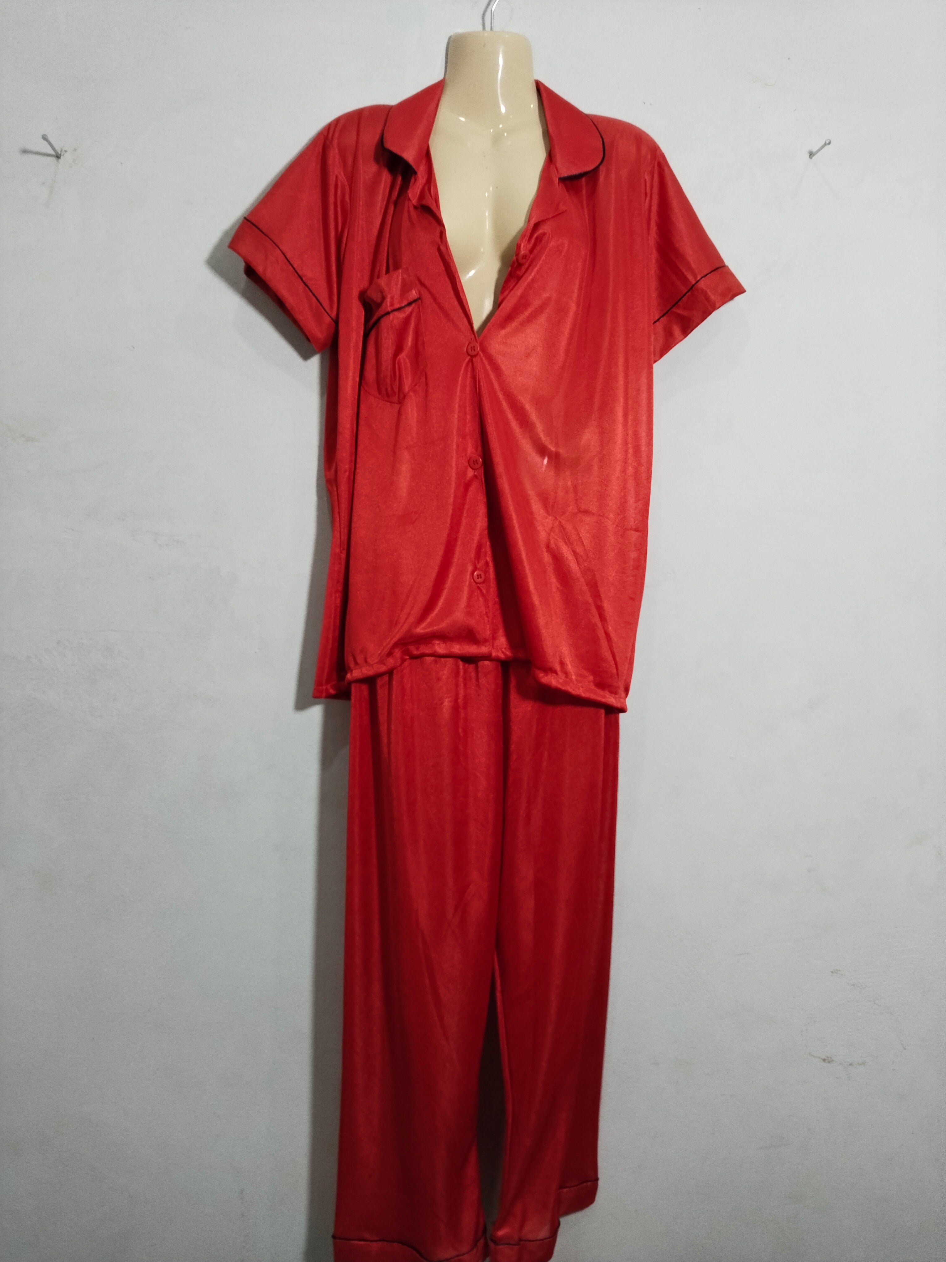 Sexy Lace V-Neck Nightgown - Sleeveless Mini