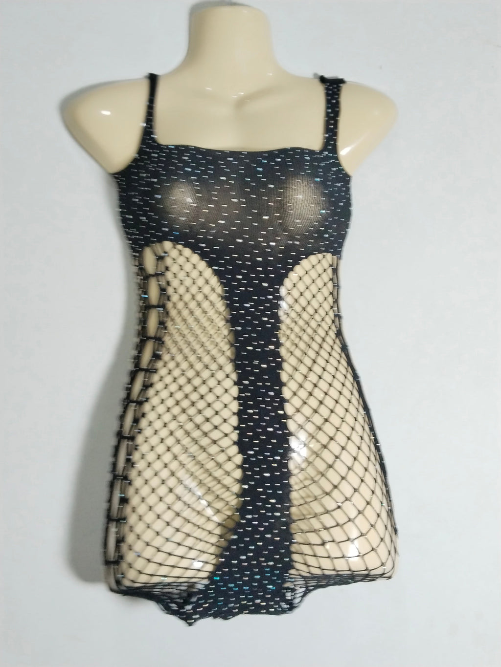 Women's Sexy Floral Bodystocking - Nylon Spandex Sheer Bodysuit Lingerie Nightwear