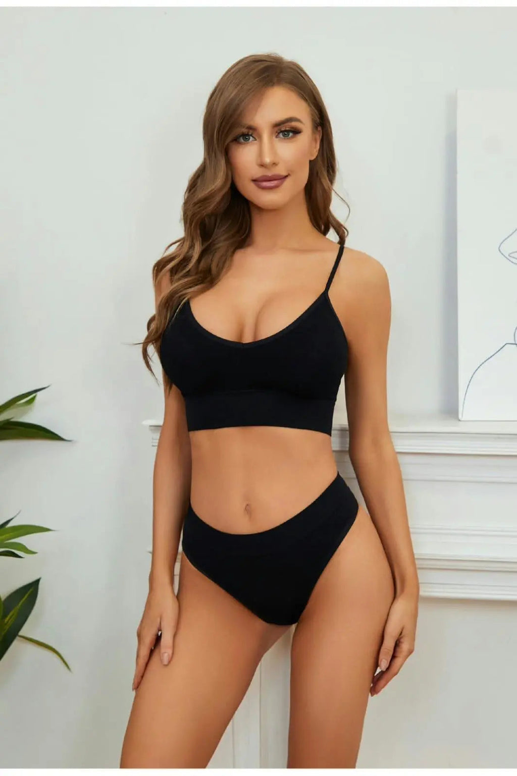 Women V-Shape Non Padded Sports Bra - Pink Jersey The Max Mall