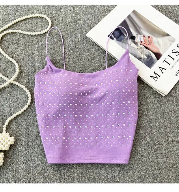 Women's Backless Tank Top - Pure Desire Slim Fit Bustier Base Layer for Ages 18-24