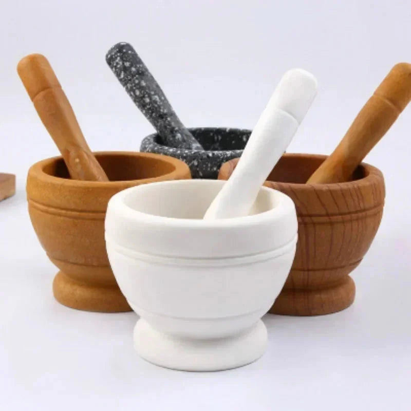Manual Mortar & Pestle Set - Kitchen Spice and Herb Grinder The Max Mall