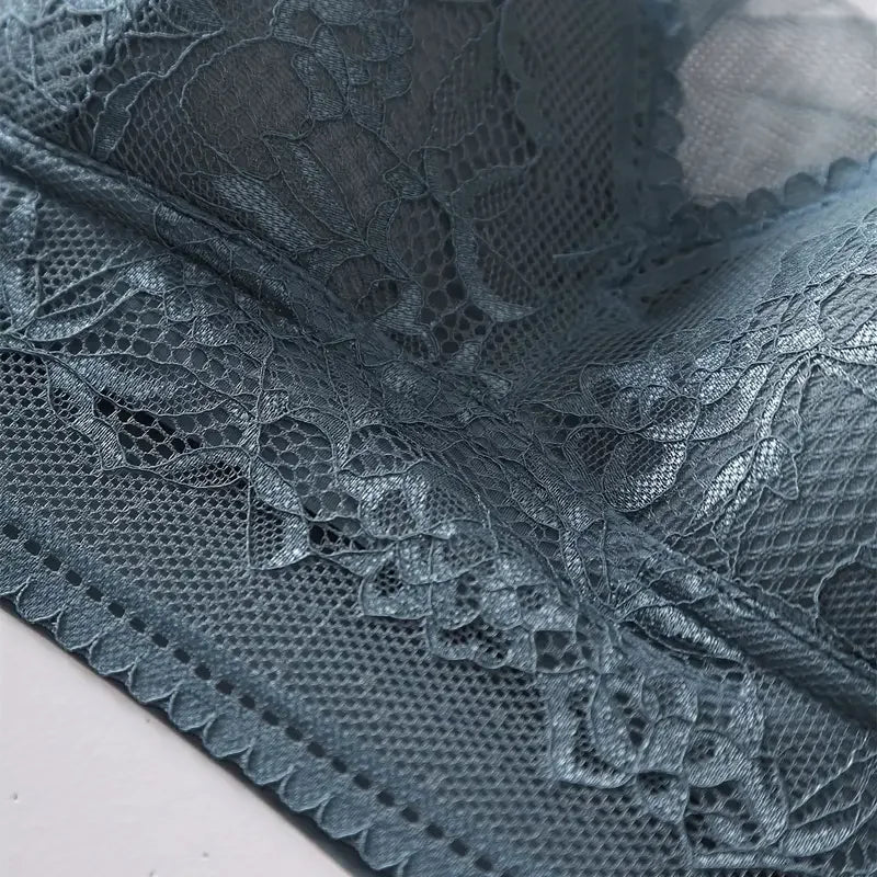 Womens Lace Bra Perspective Bralette Push Up