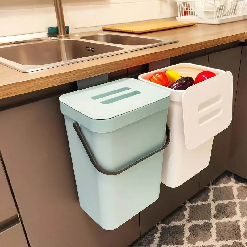 Kitchen Waste Bin Household Countertop Container with Lid for Rubbish Composter The Max Mall