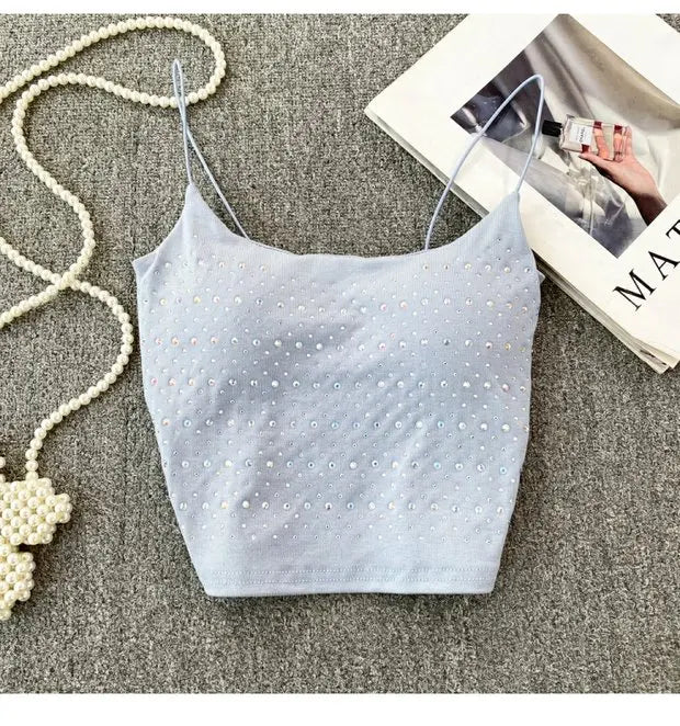 Women's Backless Tank Top - Pure Desire Slim Fit Bustier Base Layer for Ages 18-24