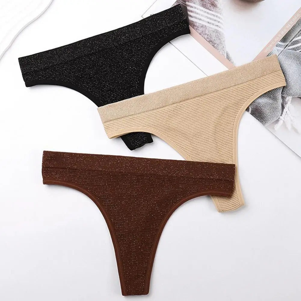 SANWOOD Women's Seamless Low-Rise Briefs - Breathable Nylon Sport Underwear S-XL