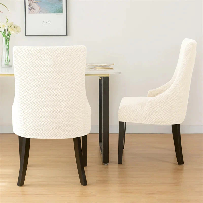 Yupartex Stretch Chair Cover - Jacquard Spandex Slipcover The Max Mall