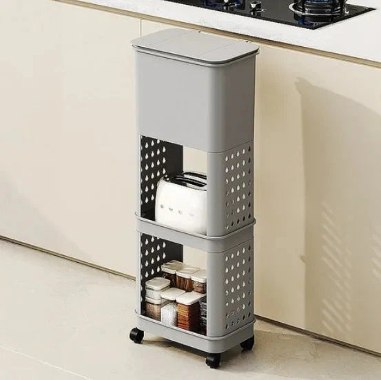 3 Layers Durability Plastic Waste Container with Modern Look The Max Mall