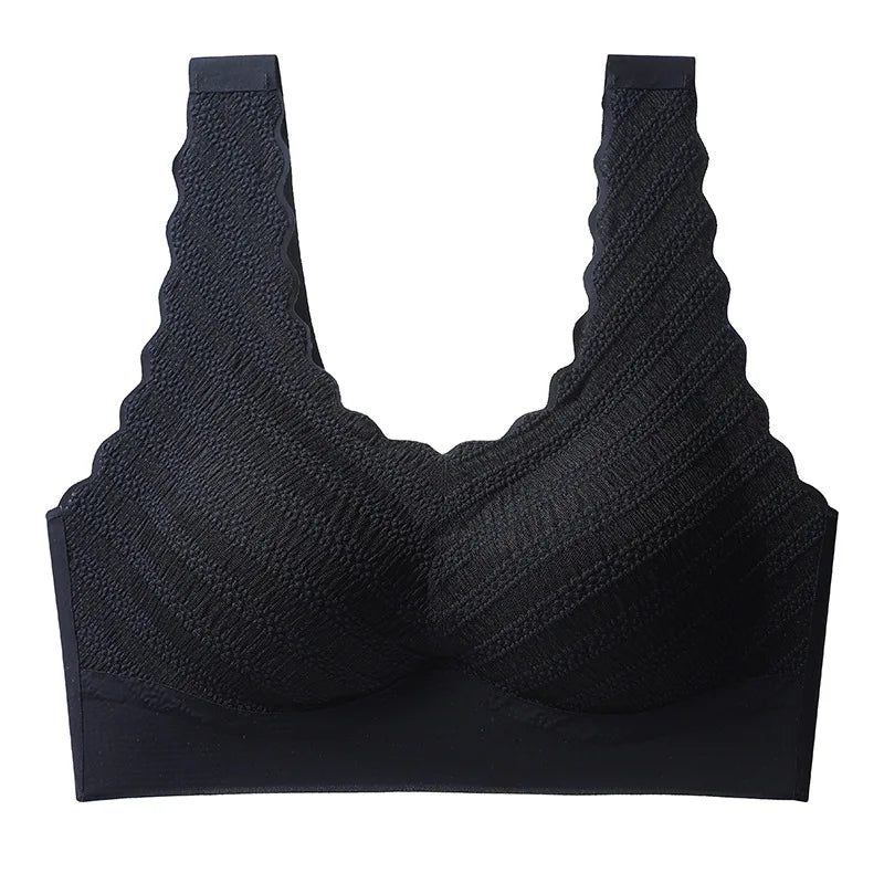 Seamless Wireless Push-Up Bra