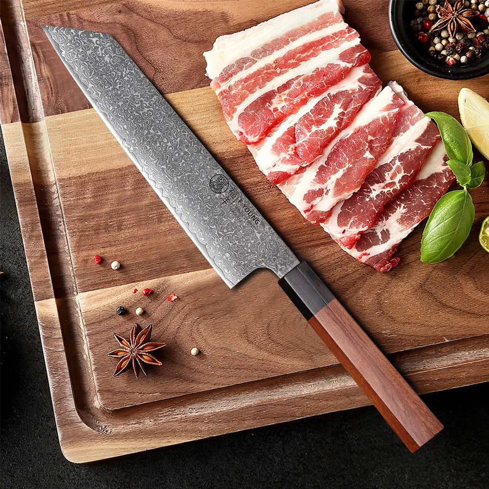 F.YOUNG 8.2" Japanese Kiritsuke Knife - 67-Layer Damascus Steel Professional Chef Knife The Max Mall
