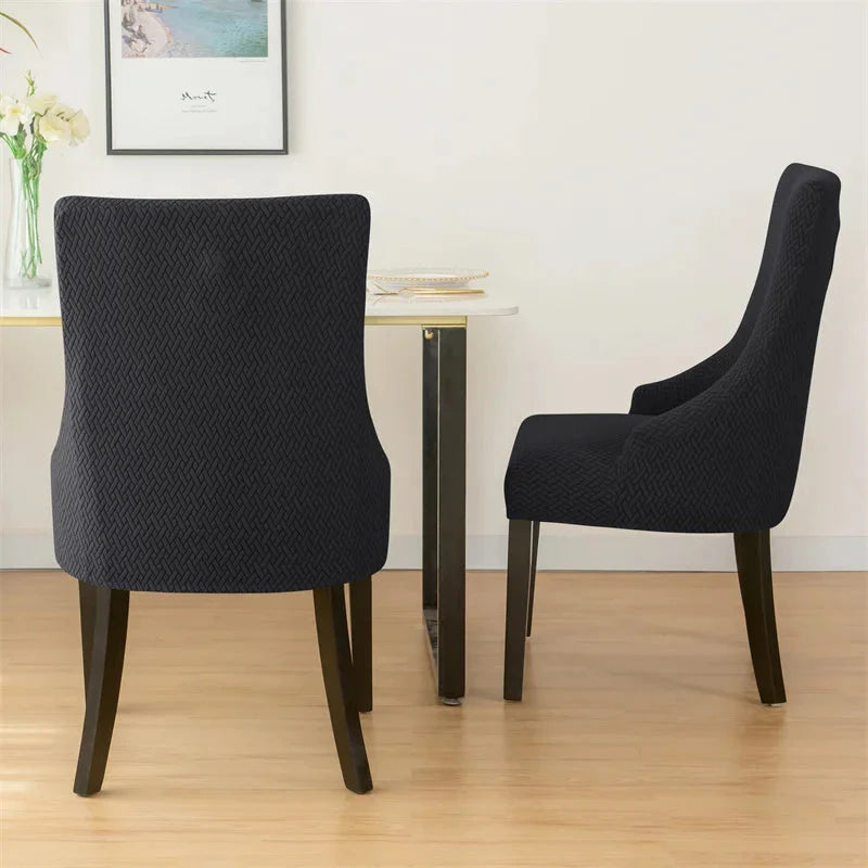 Yupartex Stretch Chair Cover - Jacquard Spandex Slipcover The Max Mall