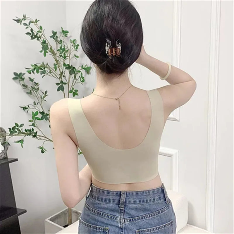 Seamless Wireless Push-Up Bra