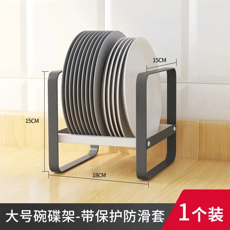 Kitchen Cabinet Plate Organizer - Multi-Function Dish Storage Rack The Max Mall
