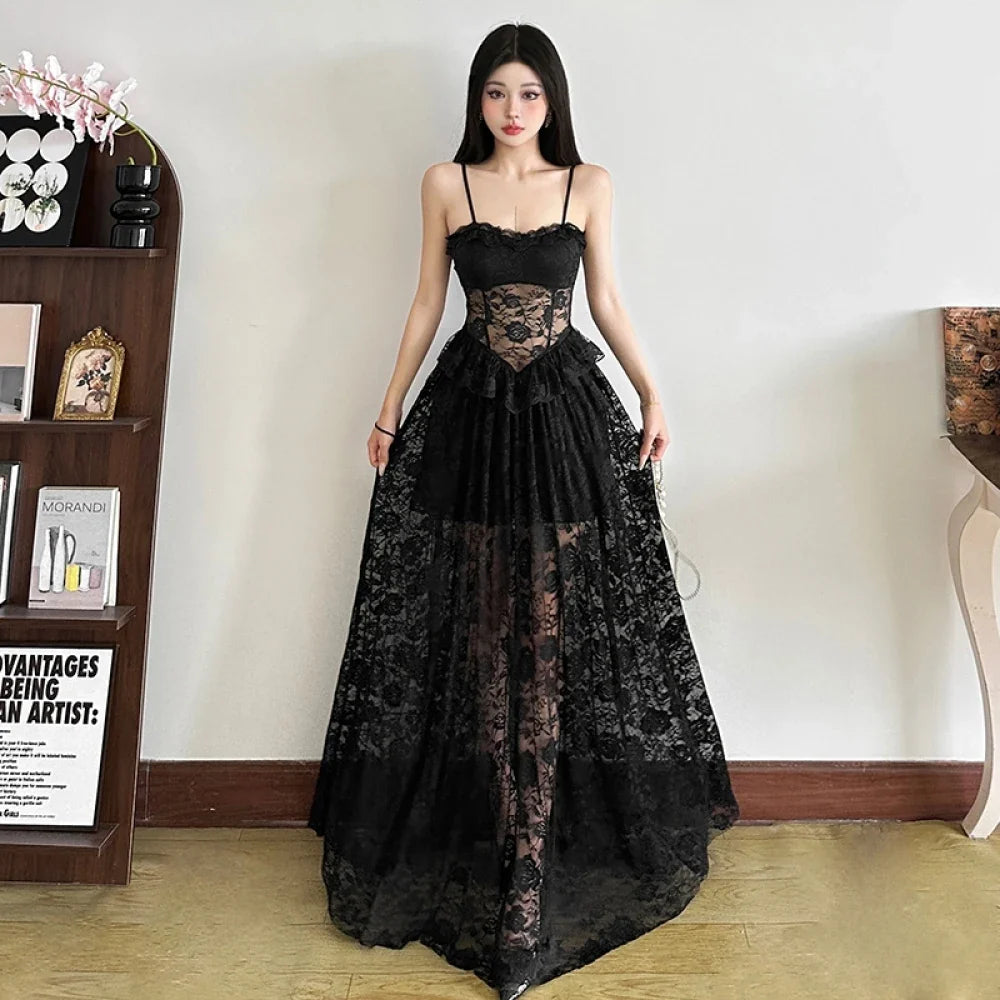 SylCue Sexy V-Neck Sheath Dress - Ankle Length Club Dress