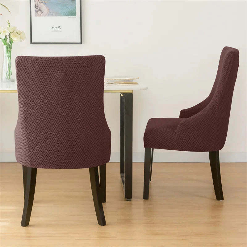 Yupartex Stretch Chair Cover - Jacquard Spandex Slipcover The Max Mall