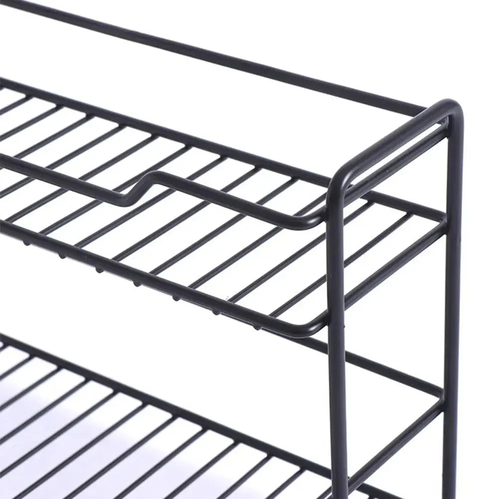 Modern Kitchen Organizer Shelf Waterproof Double-layer Kitchen Storage Stand The Max Mall