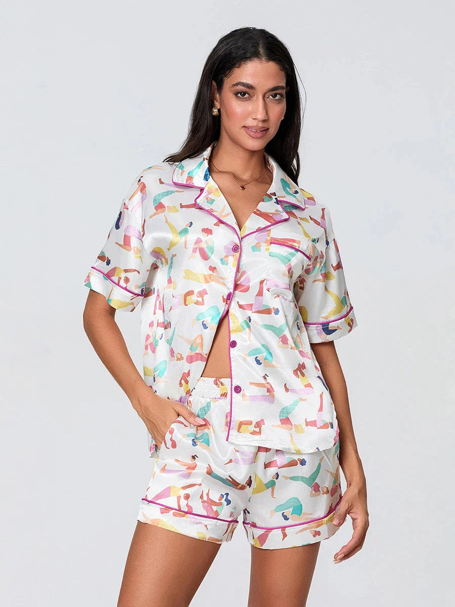 hirigin Summer Pajama Set - Cute Print hirigin