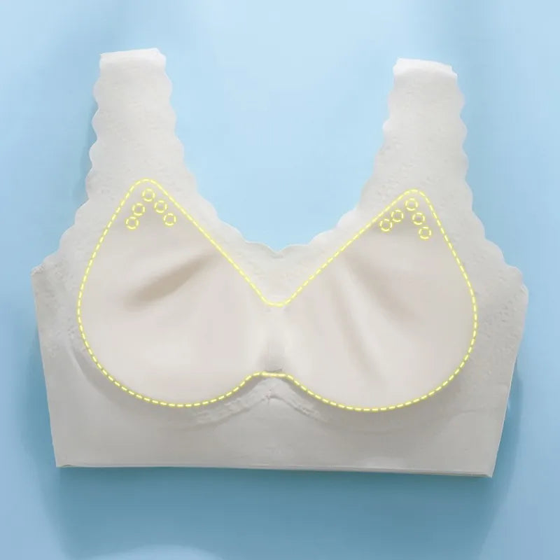 Seamless Wireless Push-Up Bra