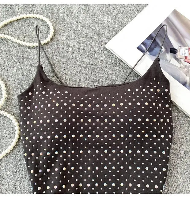 Women's Backless Tank Top - Pure Desire Slim Fit Bustier Base Layer for Ages 18-24