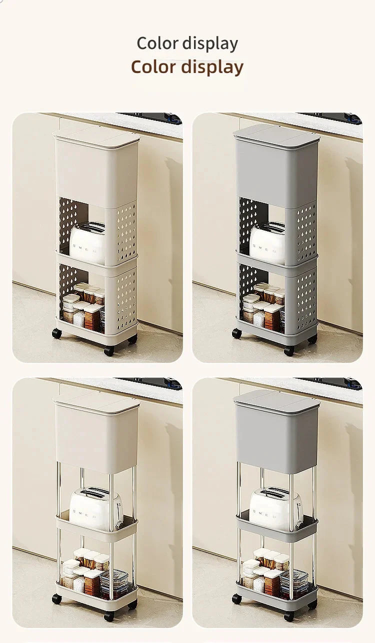 3 Layers Durability Plastic Waste Container with Modern Look The Max Mall