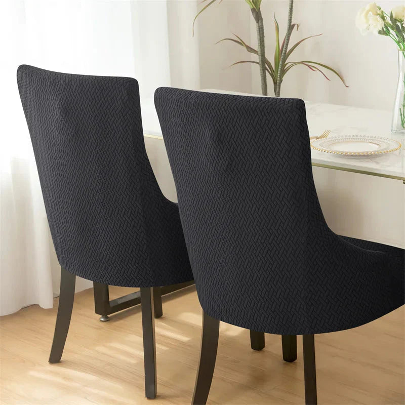 Yupartex Stretch Chair Cover - Jacquard Spandex Slipcover The Max Mall