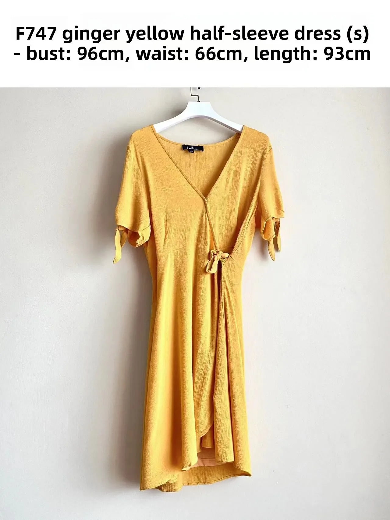 Summer A-Line V-Neck Dress with Irregular Hem