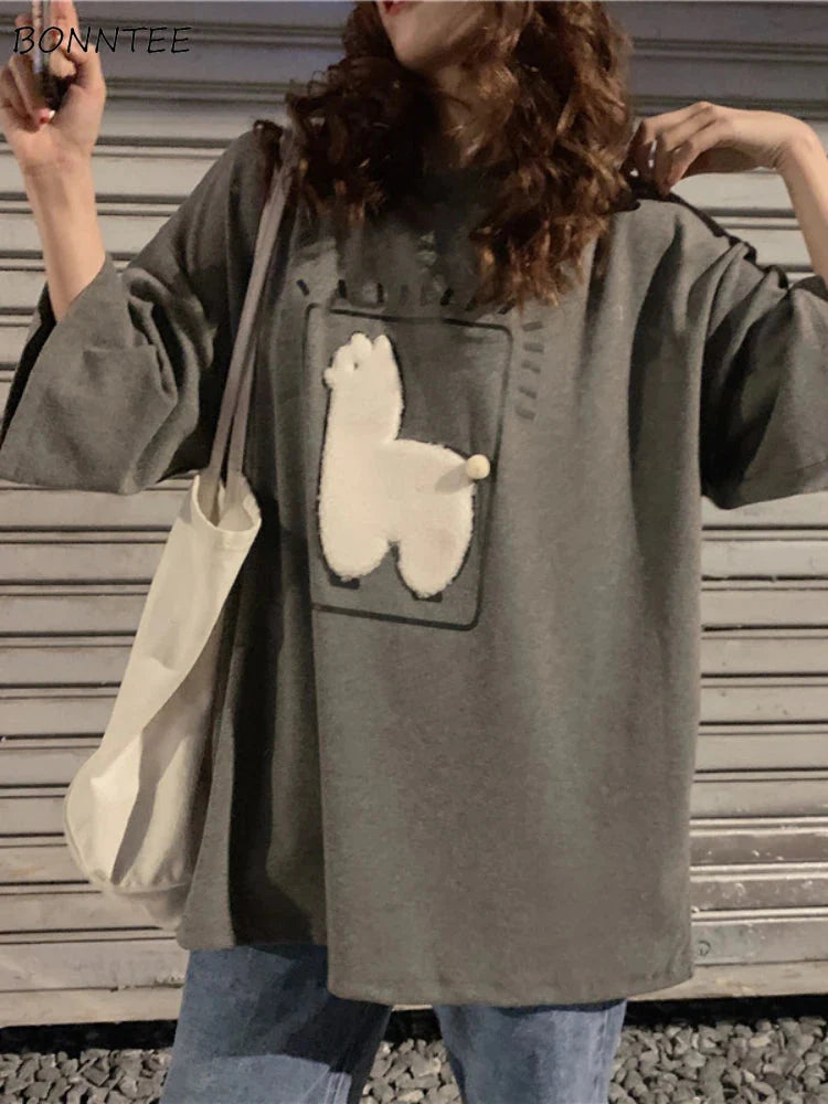 Baggy All-match T-shirts Women Casual Summer Korean Fashion The Max Mall