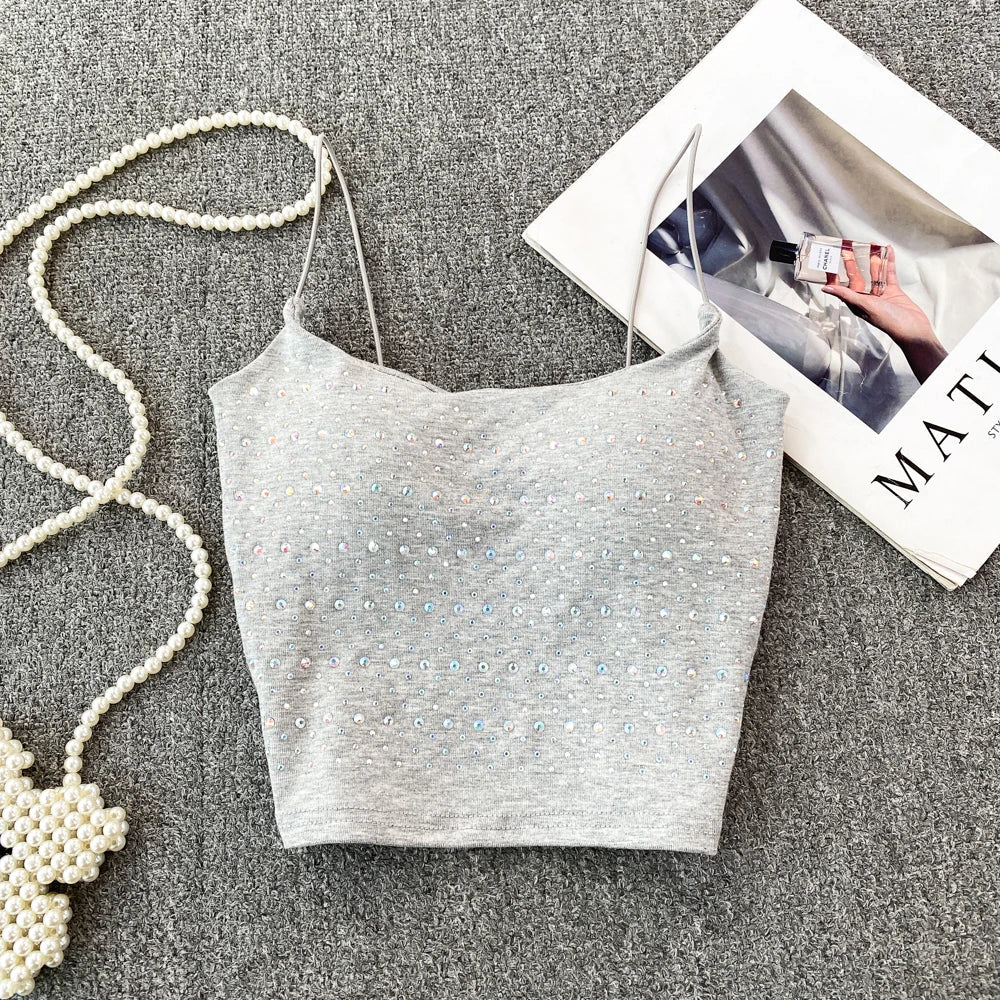 Women's Backless Tank Top - Pure Desire Slim Fit Bustier Base Layer for Ages 18-24