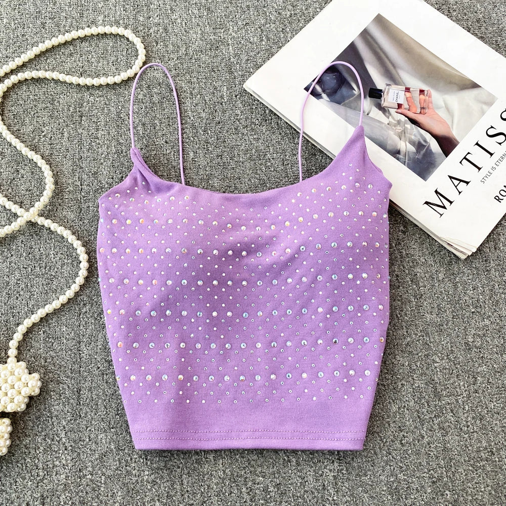 Women's Backless Tank Top - Pure Desire Slim Fit Bustier Base Layer for Ages 18-24