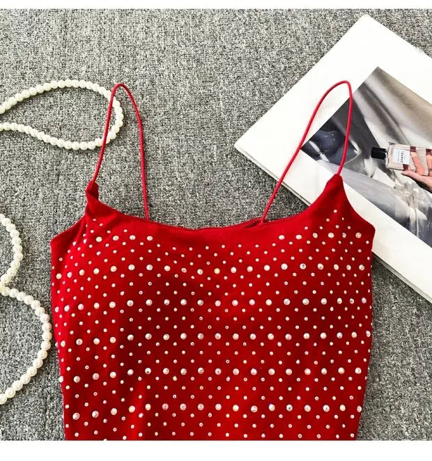 Women's Backless Tank Top - Pure Desire Slim Fit Bustier Base Layer for Ages 18-24