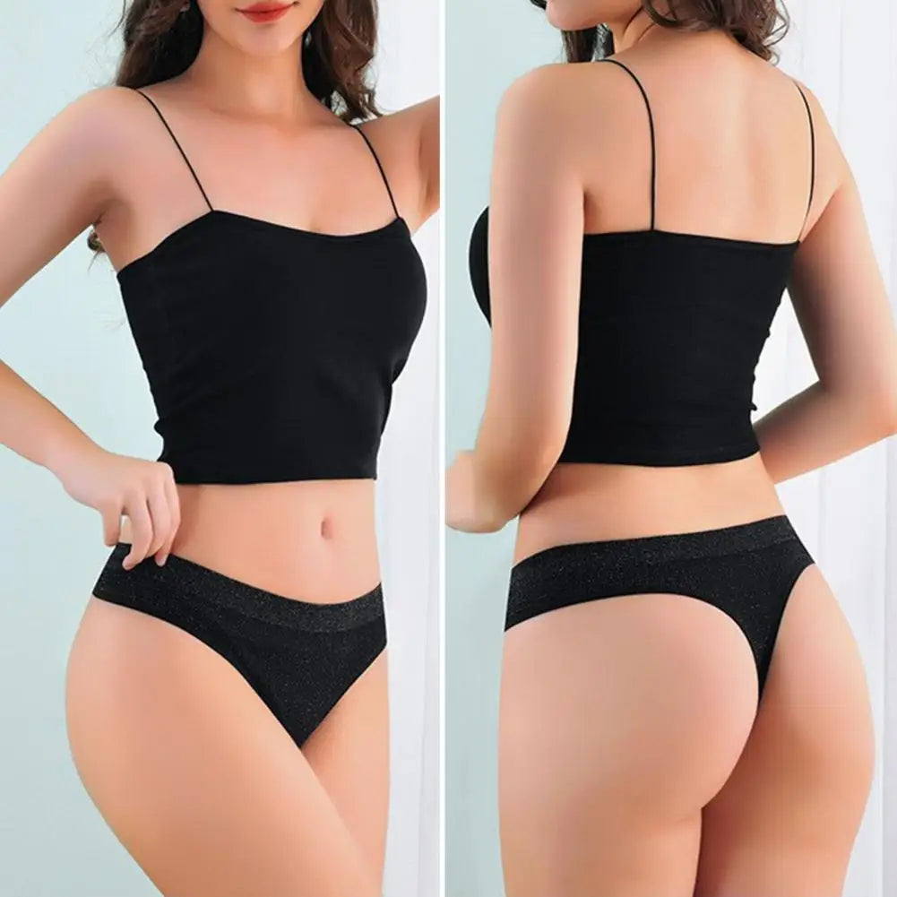 SANWOOD Women's Seamless Low-Rise Briefs - Breathable Nylon Sport Underwear S-XL