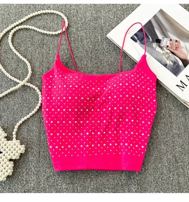 Women's Backless Tank Top - Pure Desire Slim Fit Bustier Base Layer for Ages 18-24