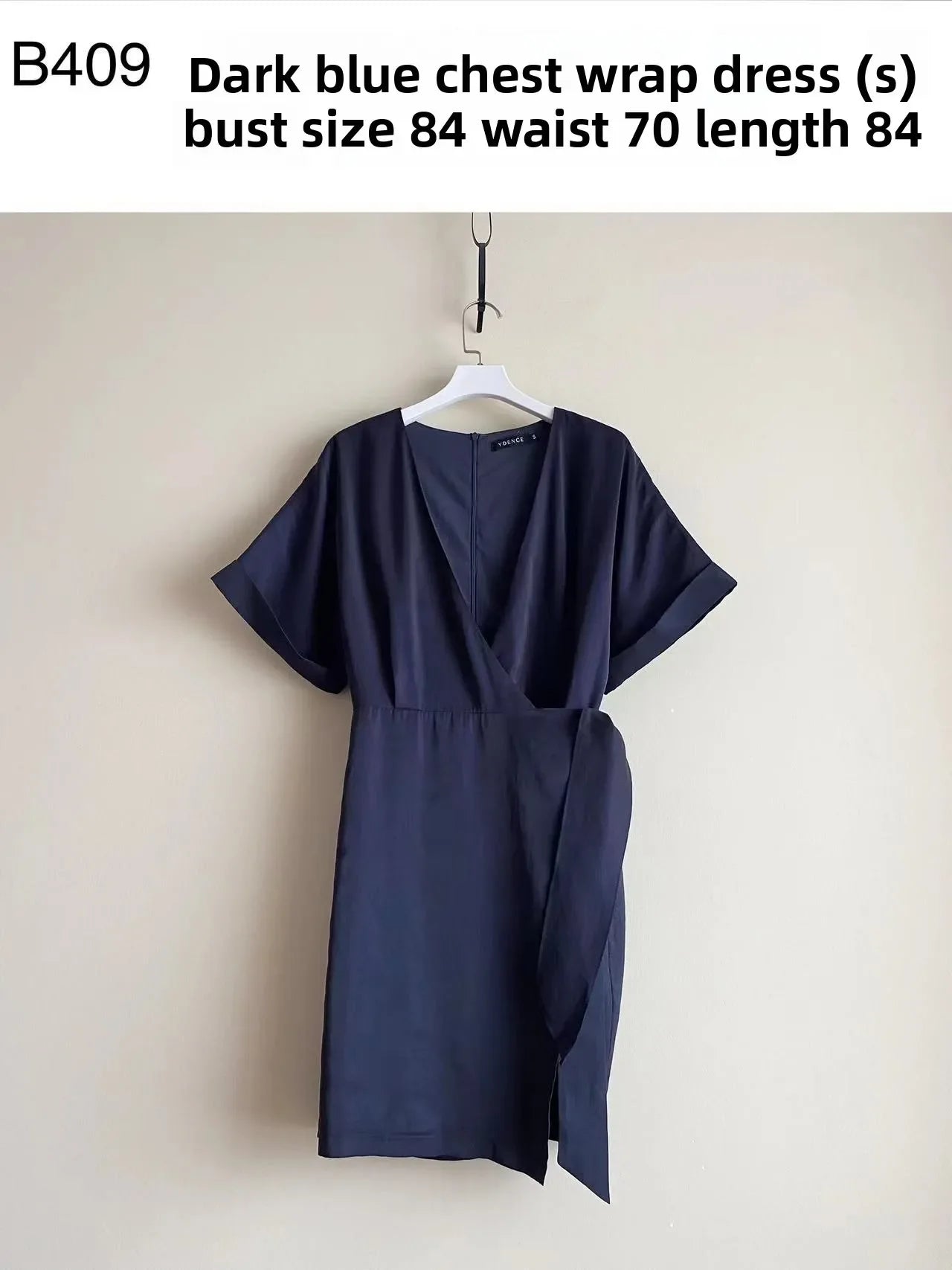 Summer A-Line V-Neck Dress with Irregular Hem