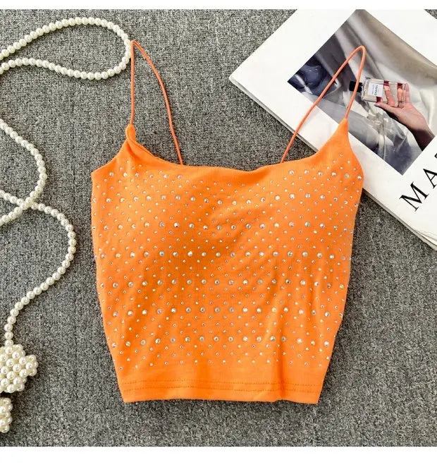 Women's Backless Tank Top - Pure Desire Slim Fit Bustier Base Layer for Ages 18-24