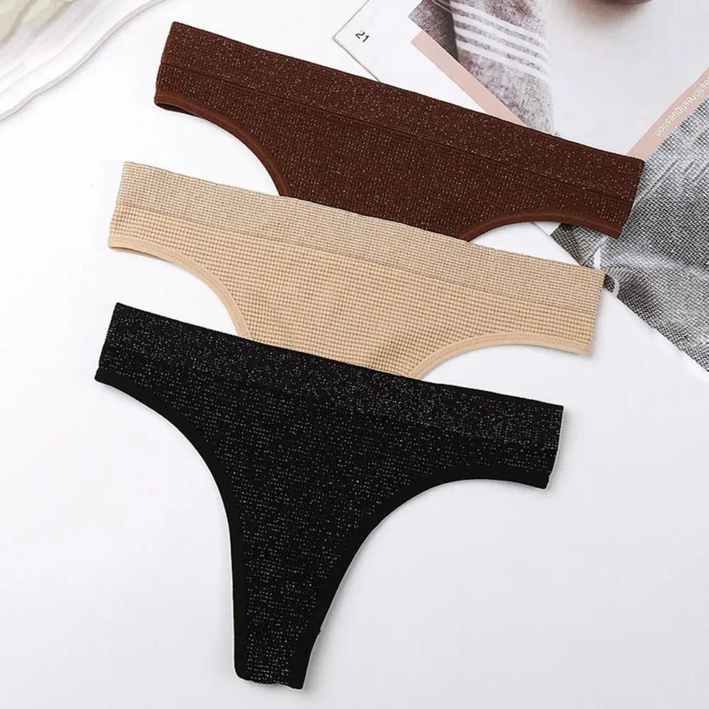 SANWOOD Women's Seamless Low-Rise Briefs - Breathable Nylon Sport Underwear S-XL